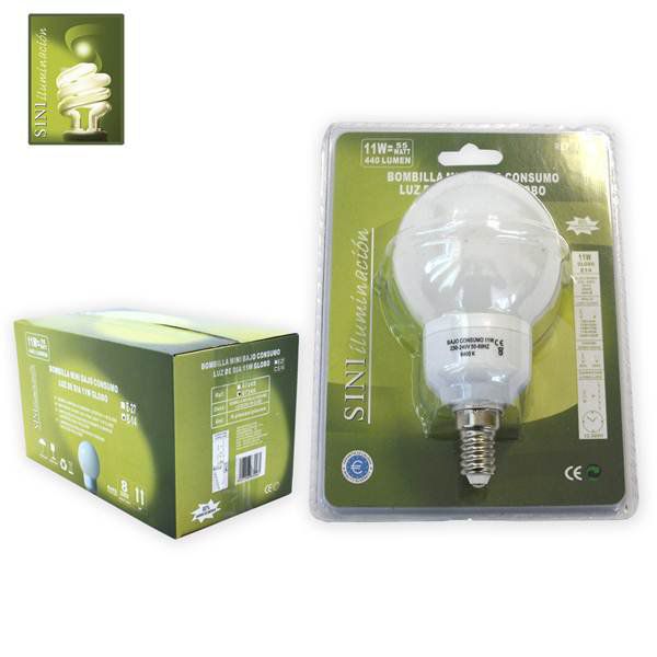 TB1411 MINI Illuminated Bulb 7W E27 Globe
