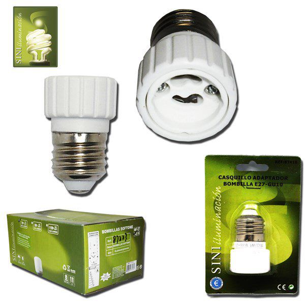 TB1438 E27 to GU10 Bulb Adapter Socket
