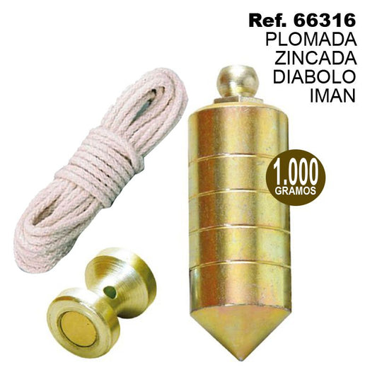 TB1579 Diabolo Magnetized Zinc Plating 1000 GR.