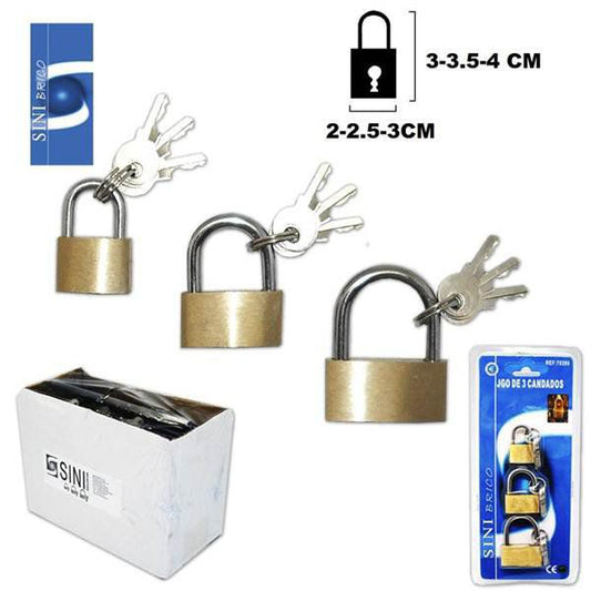 TB1594 Set of 3 locks