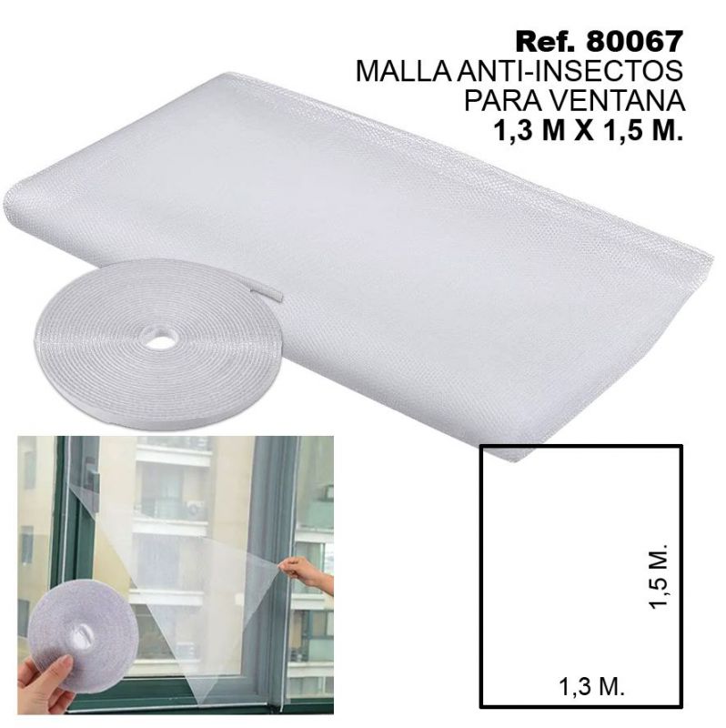 TB1599 Anti-insect mesh screen for windows, measuring 1.3m by 1.5m.