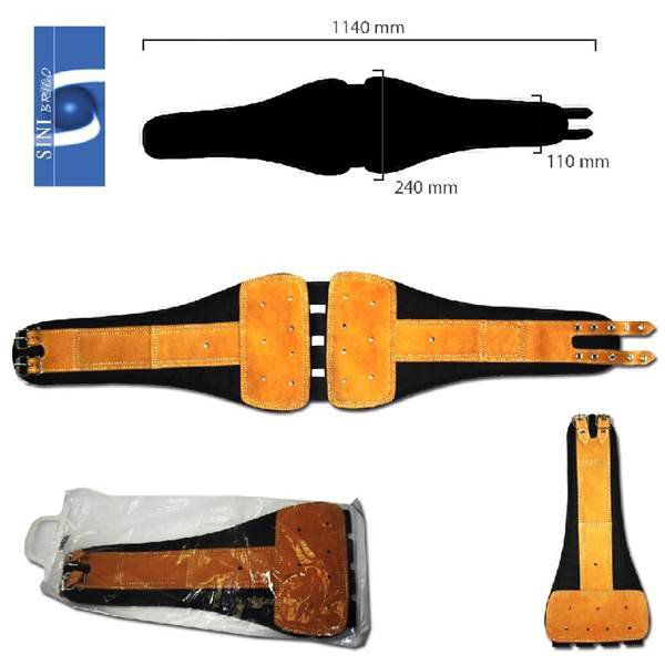 TB1622 Anti-vibration leather belt for tools/equipment.