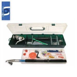 TB1635 Fishing Rod in Plastic Case with Accessories
