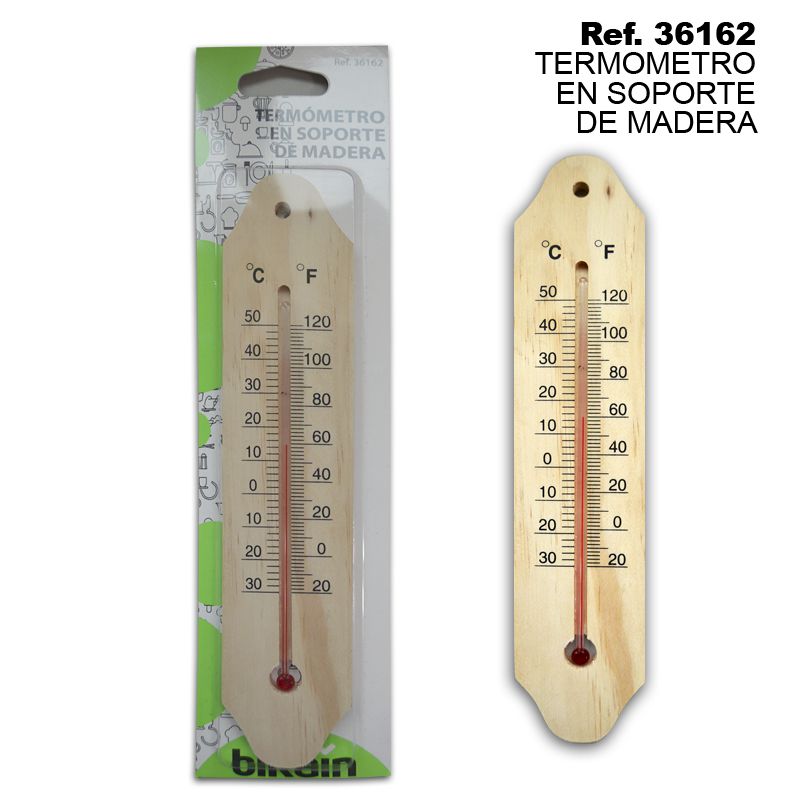 TB1649 THERMOMETER ON WOODEN STAND