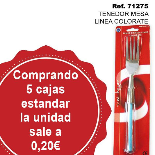 TB1688 Table fork, Colorate Line.