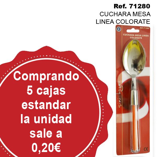 TB1689 Colorate Line Table Spoon