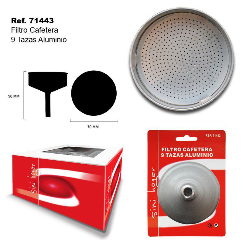 TB1704 9-Cup Aluminum Coffee Filter
