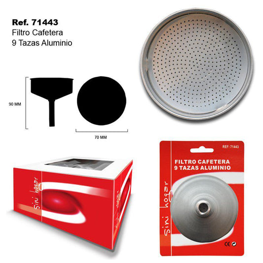 TB1704 9-Cup Aluminum Coffee Filter