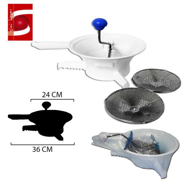 TB1712 Polypropylene passes with 2 discs.
