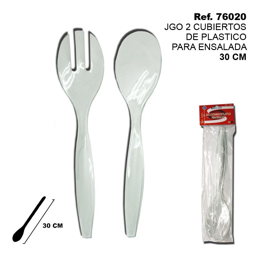 TB1779 Set of 2 Plastic Spoons for Salad