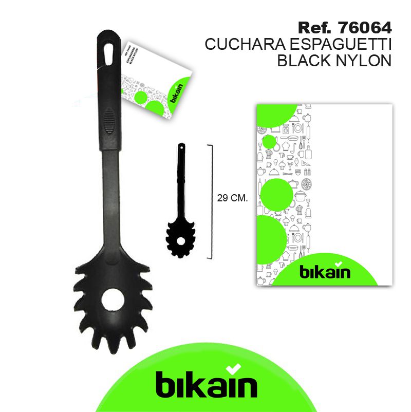 TB1786 Espagueti Spoon Black Nylon