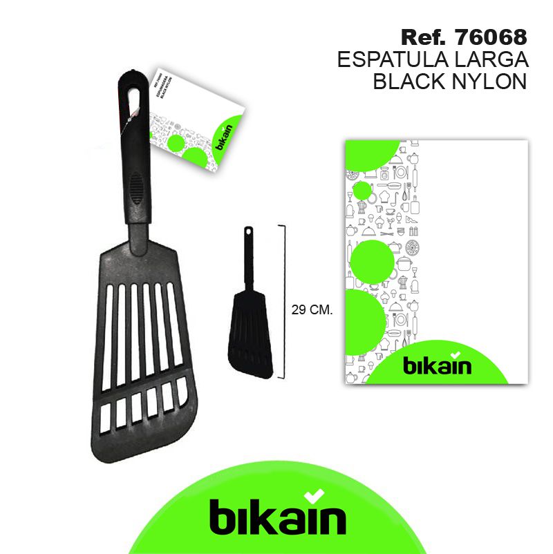 TB1788 Long Black Nylon Spatula