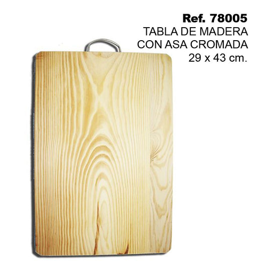 TB1832 Wooden Board with Chrome HandleDimensions: 29 cm x 43 cm