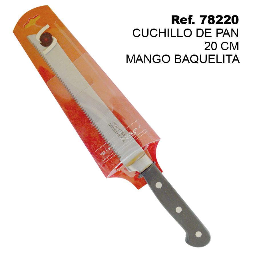 TB1836 Bread Knife, 20 CM with Bakelite Handle