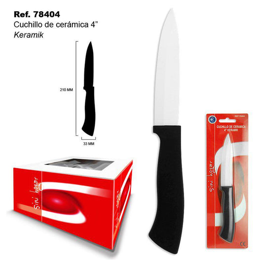TB1841 Ceramic Knife 4" Keramik in Blister