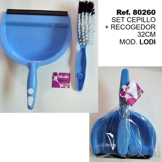 TB1900 Set of broom and dustpan, 32cm, Model LODI.