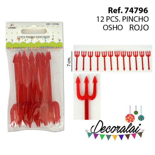 TB1919 12 PCS Red Osoho Pincho Skewers