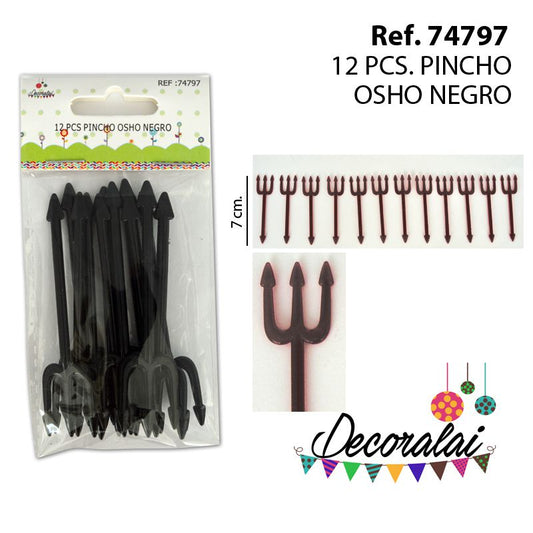TB1920 12 PCS PINCHO OSHO NEGRO