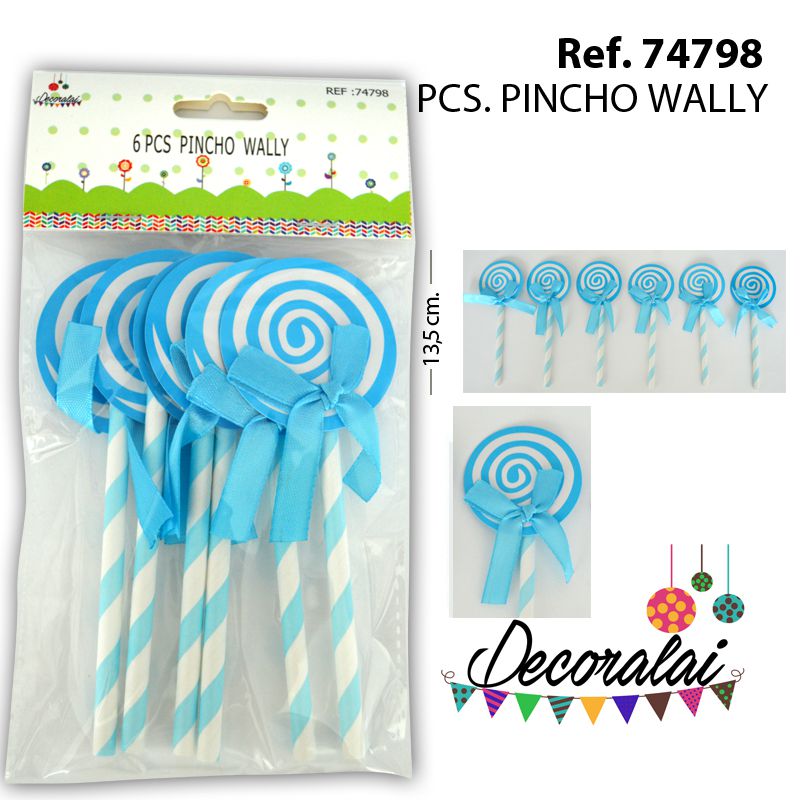 TB1921 6 PCS PINCHO WALLY