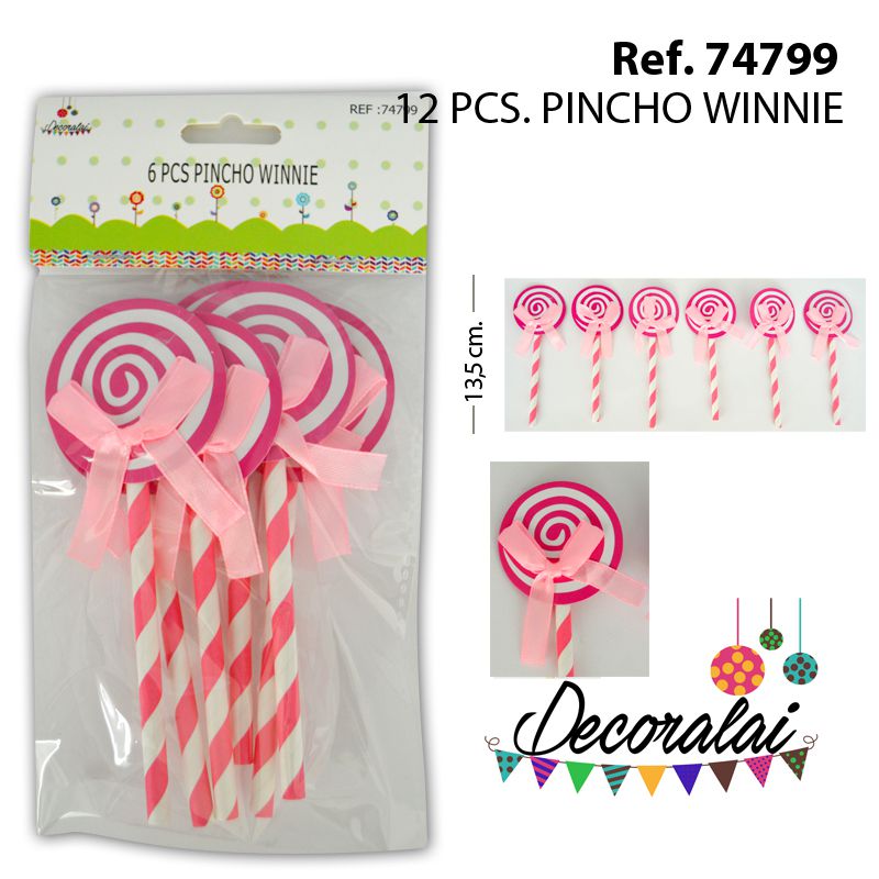 TB1922 6 PCS PINCHO WINNIE