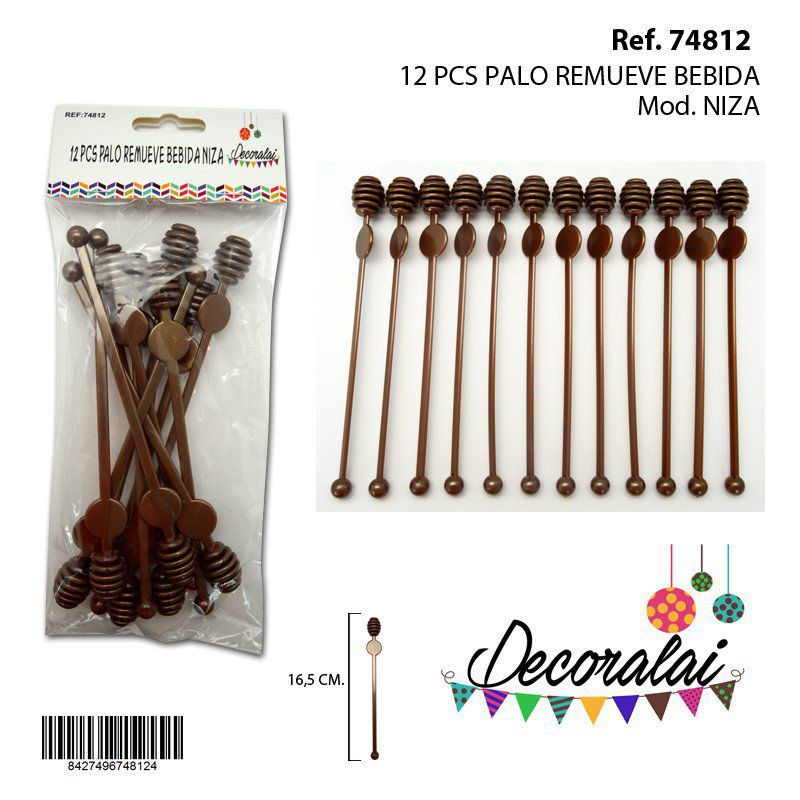 TB1930 12 PCS NIZA Beverage Stirrer