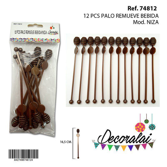 TB1930 12 PCS NIZA Beverage Stirrer