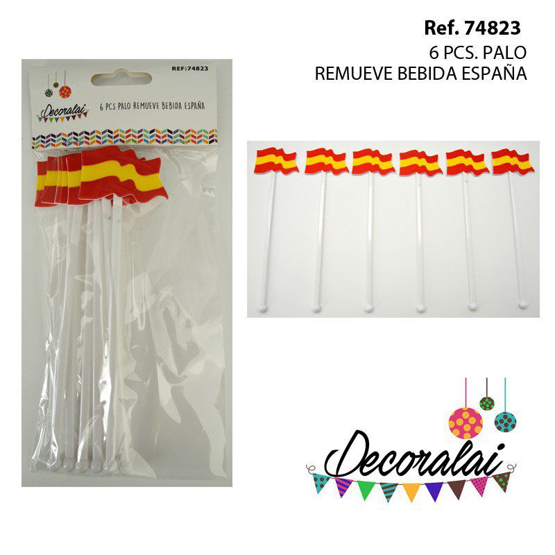 TB1933 6 PCS Beverage Stirrer Sticks Spain