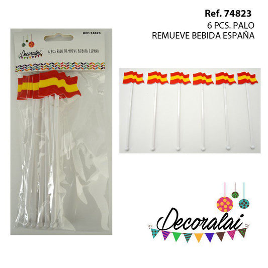 TB1933 6 PCS Beverage Stirrer Sticks Spain