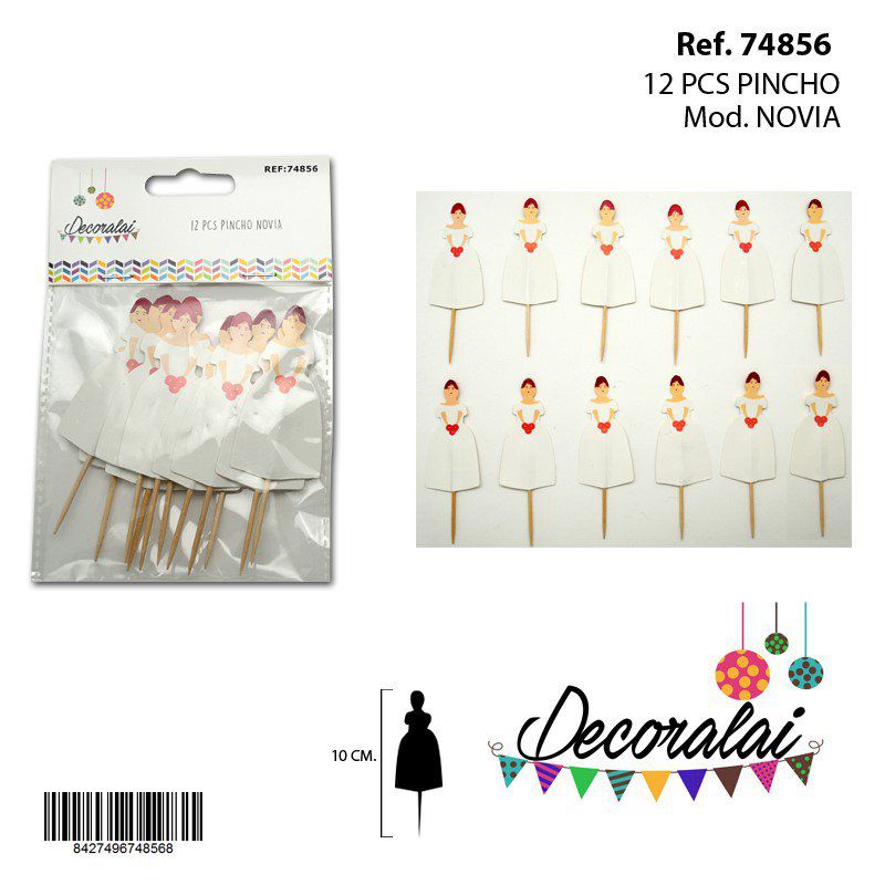 TB1955 12 PCS PINCHO NOVIA