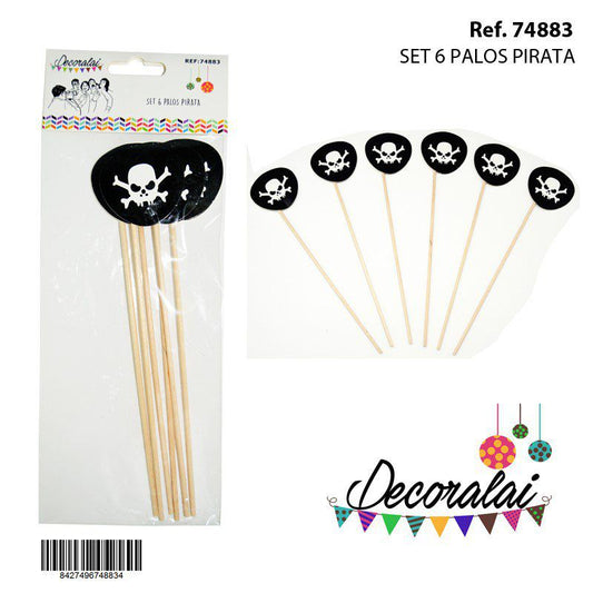 TB1975 SET 6 PIRATE POLES