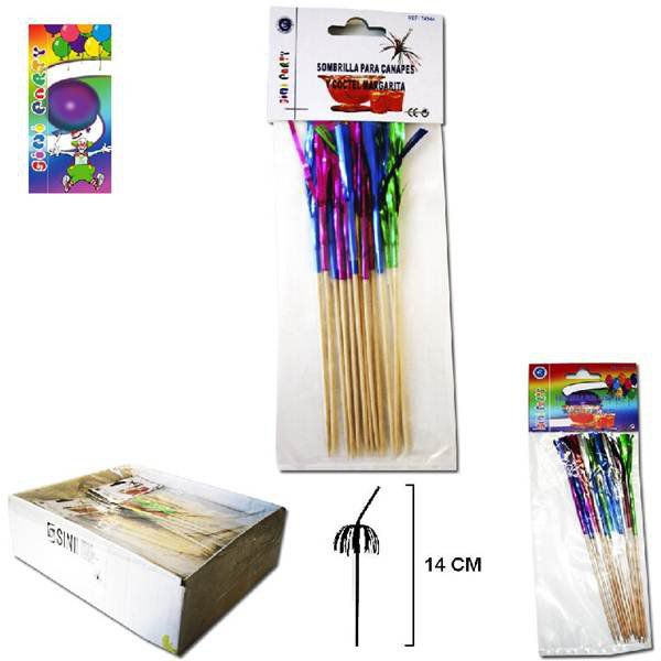 TB1982 Fringe Skewers for Canapés and Cocktails 12 Units