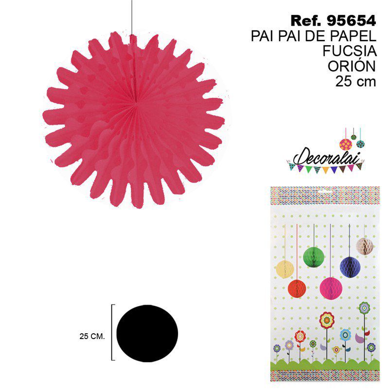 TB2127 Fuchsia Orion paper streamers.