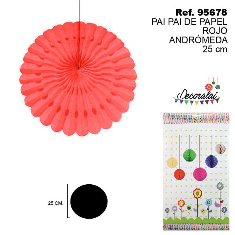 TB2144 Andromeda Red Paper Streamer 25CM