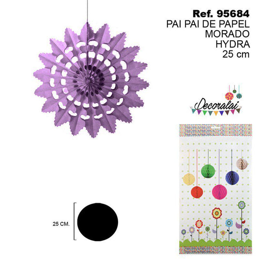 TB2150 Purple Hydra Paper Streamers 25CM