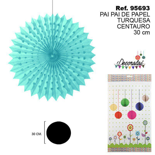 TB2159 Turquoise Paper Streamers