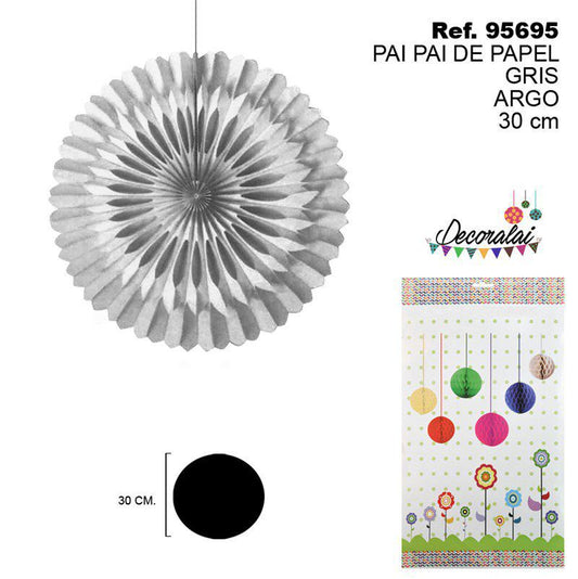TB2161 Grey Argo 30CM Paper Party Streamers