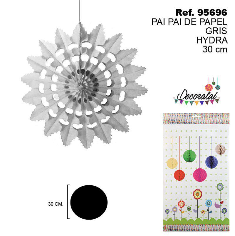 TB2162 Grey Hydra Paper Streamers