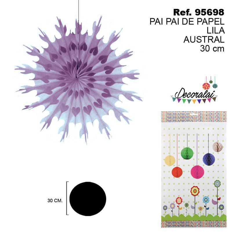 TB2164 Australian Lilac Paper Streamer 30CM
