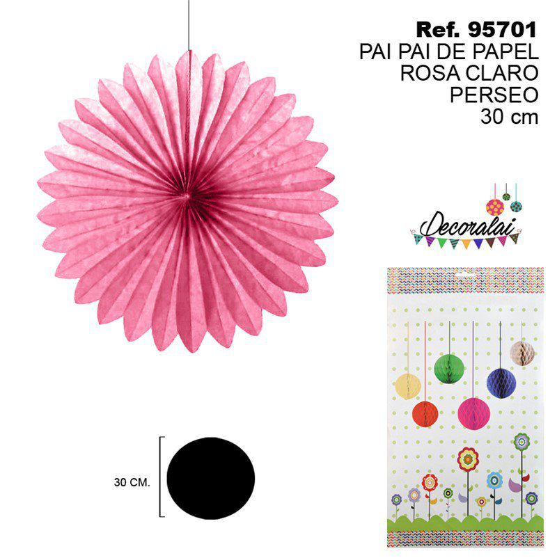 TB2167 Light Pink Perseus Paper Streamer, 30CM