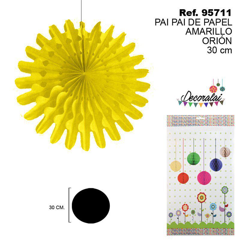 TB2177 Yellow Paper Piñata Orion 30CM