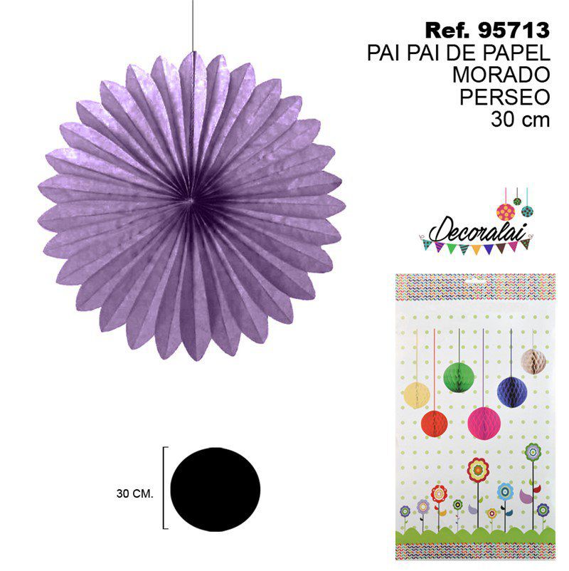 TB2179 Perseus Purple Paper Streamer, 30 cm