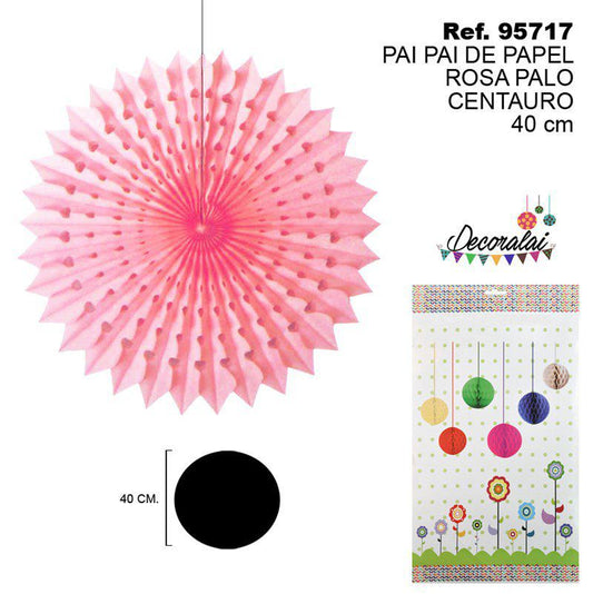 TB2183 Pink Paper Pail Centaur 40CM