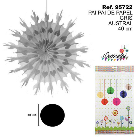 TB2188 Australian Gray Paper Party Popper, 40 CM.