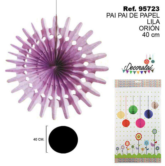 TB2189 Lilac Paper Streamer Garland Orion 40CM