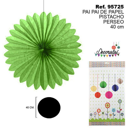 TB2191 PIAI PAI OF PISTACHIO PAPER PERSEO 40CM