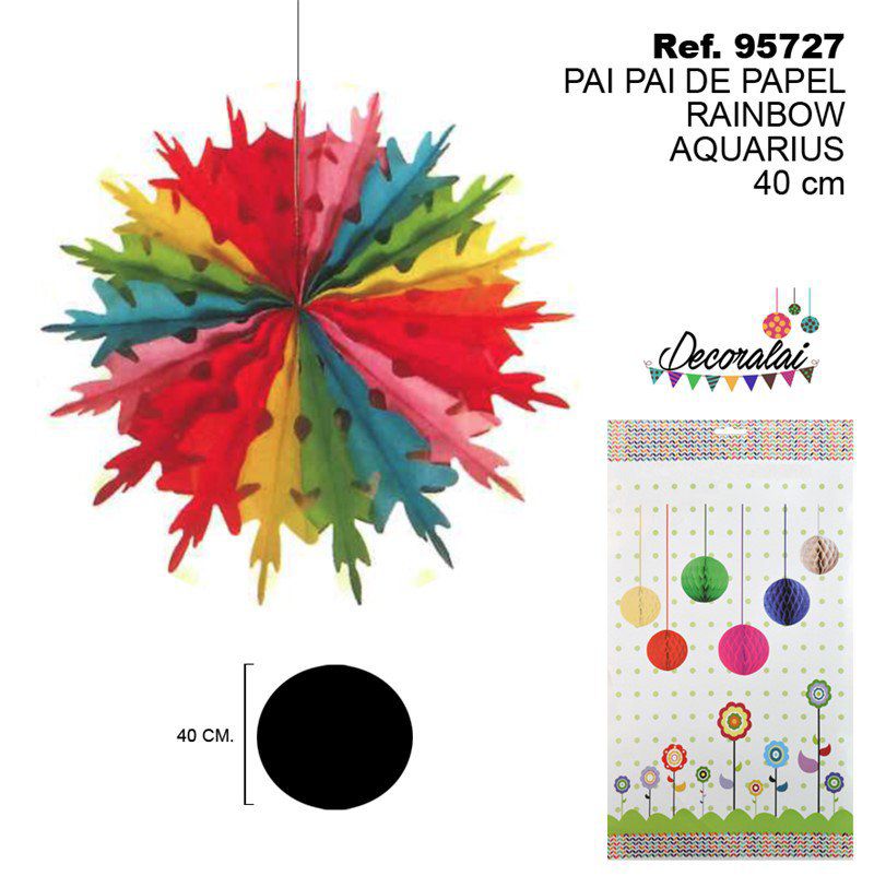 TB2193 Rainbow Paper Streamer Aquarius