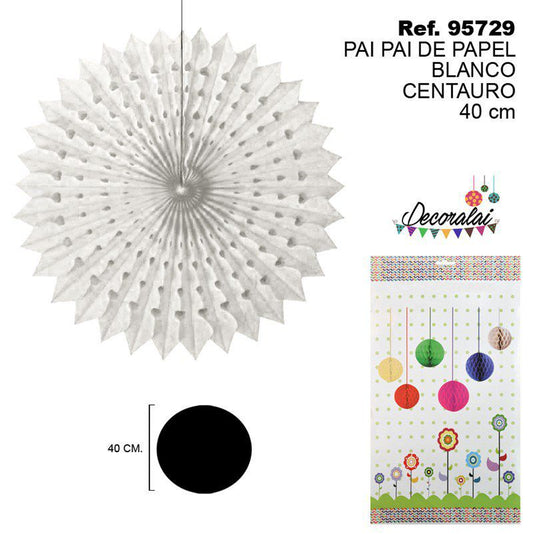 TB2195 Centauro White Paper Popper 40CM