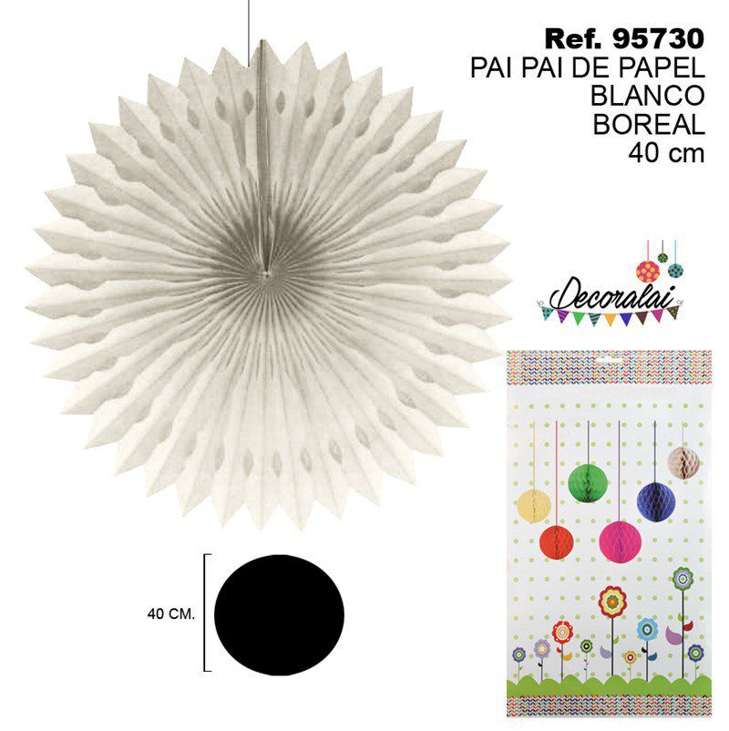 TB2196 PAI PAI OF BOREAL WHITE PAPER 40CM