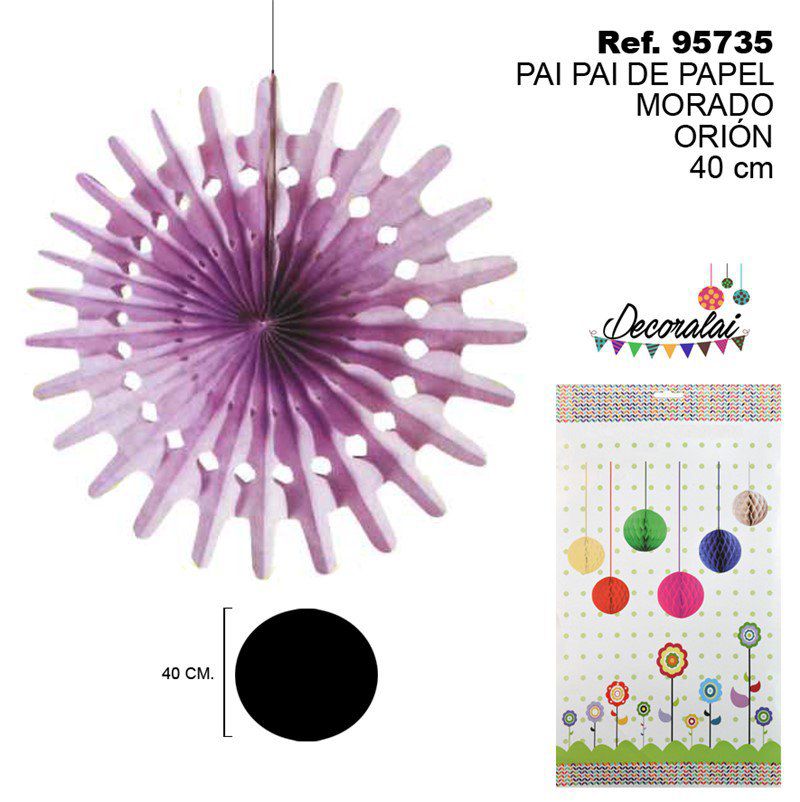 TB2201 Purple Paper Streamer Orion 40cm