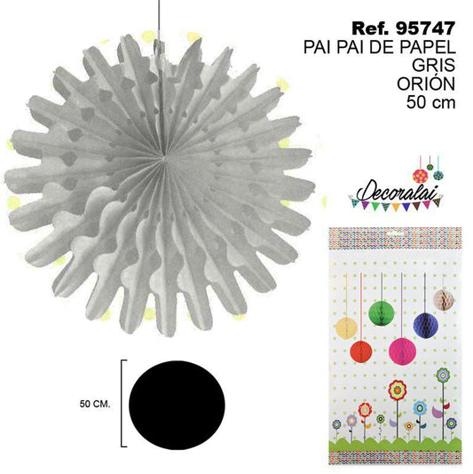 TB2213 Grey Orion 50cm Paper Confetti Streamers